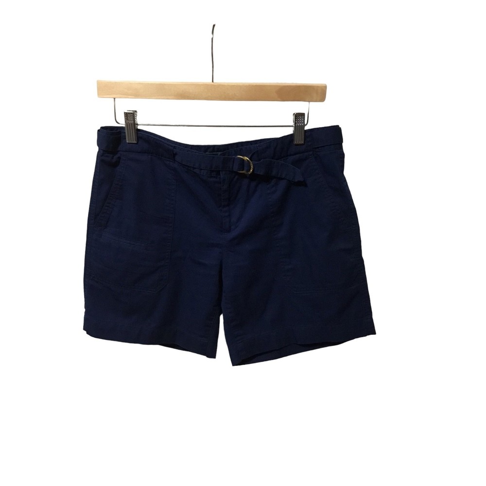 Lauren Ralph Lauren Belted Navy Shorts Size 4